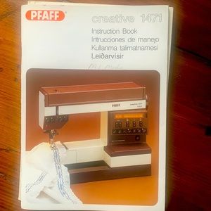 PFAFF CREATIVE 1471 sewing